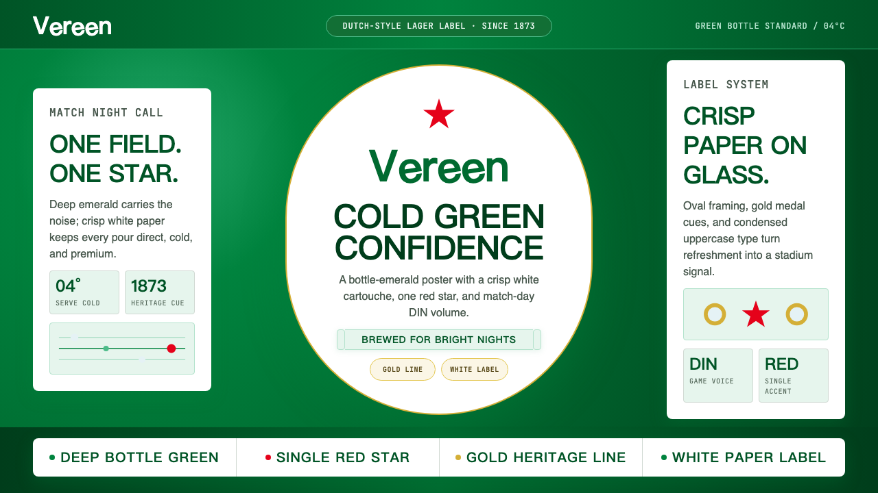 Heineken design style — example