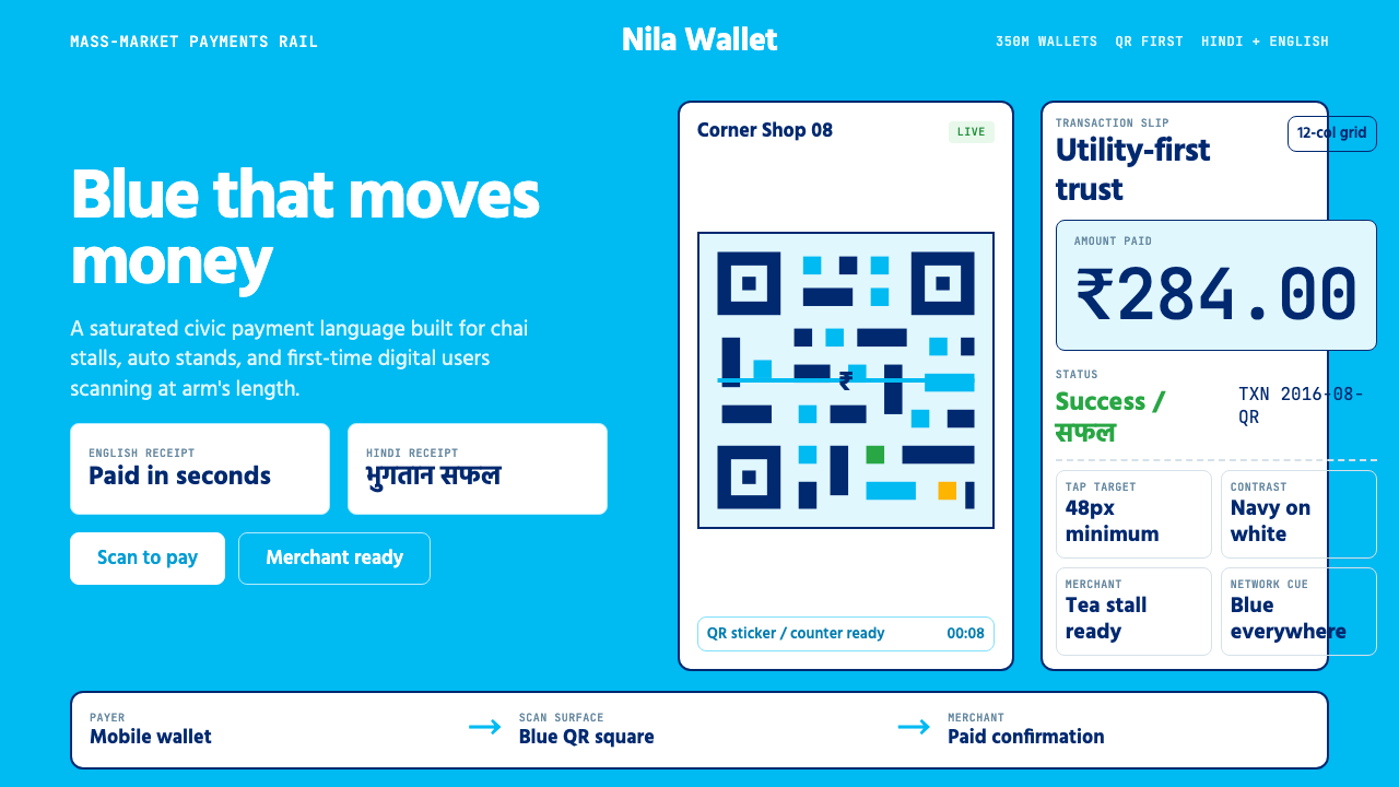 Paytm Indian Fintech design style — example