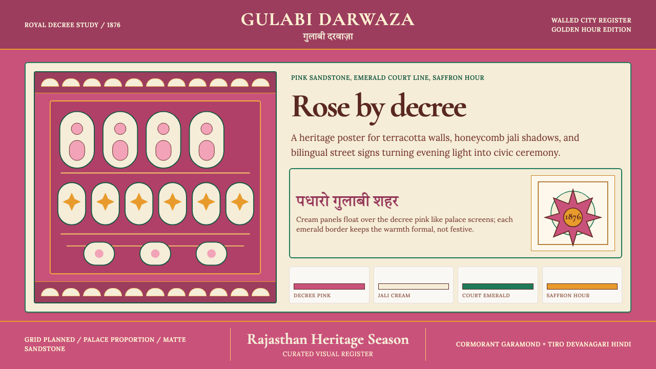 Jaipur Pink City Rajasthan design style — example