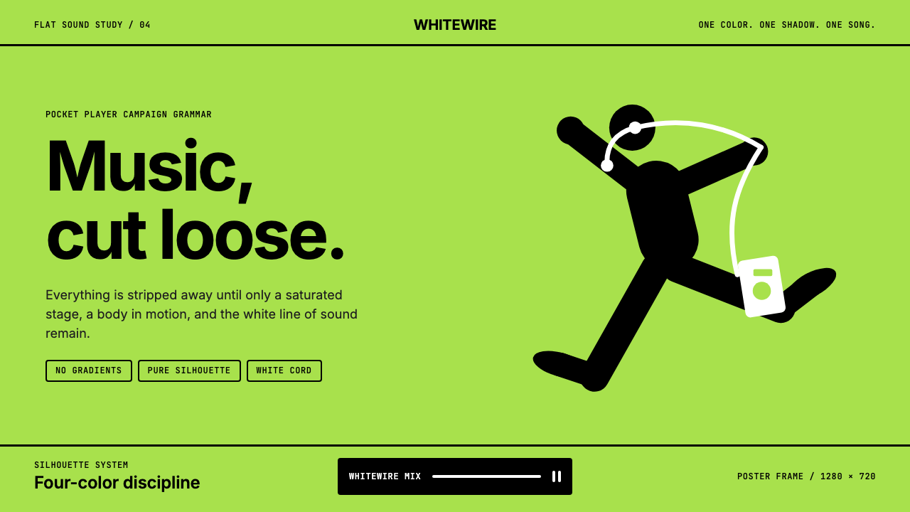 iPod Silhouette 2004 design style — example