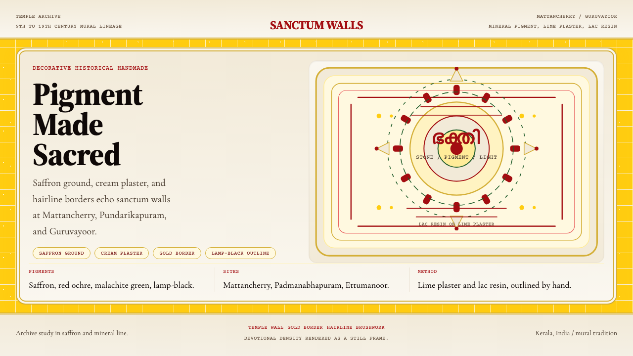 Kerala Mural Temple design style — example