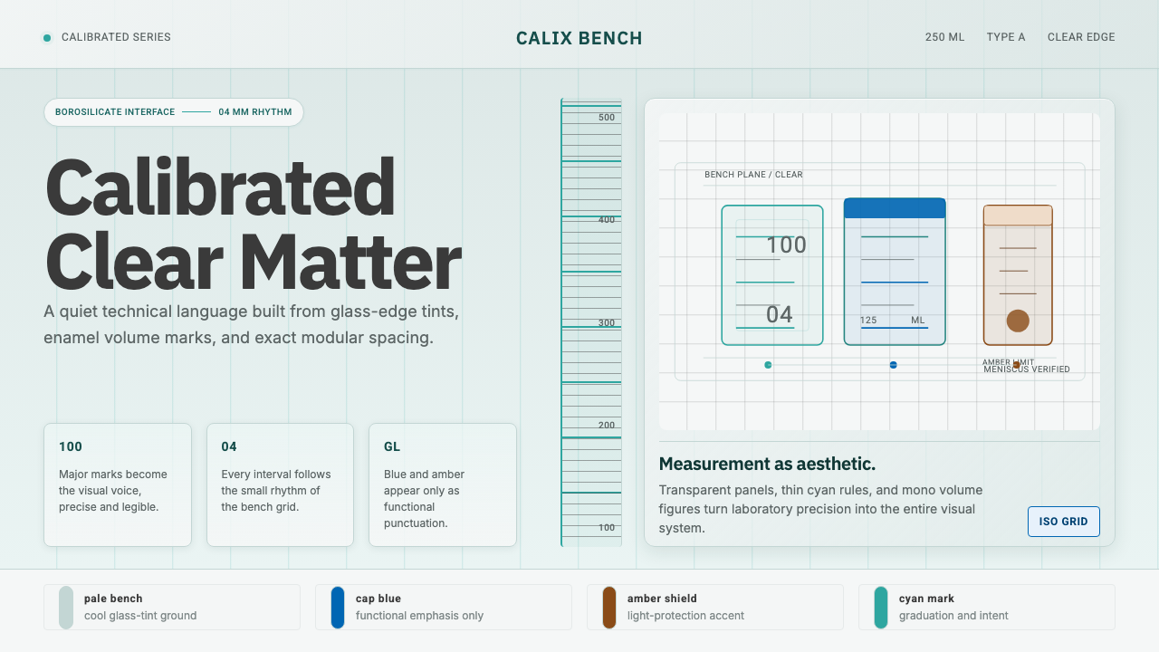 Laboratory Glassware design style — example