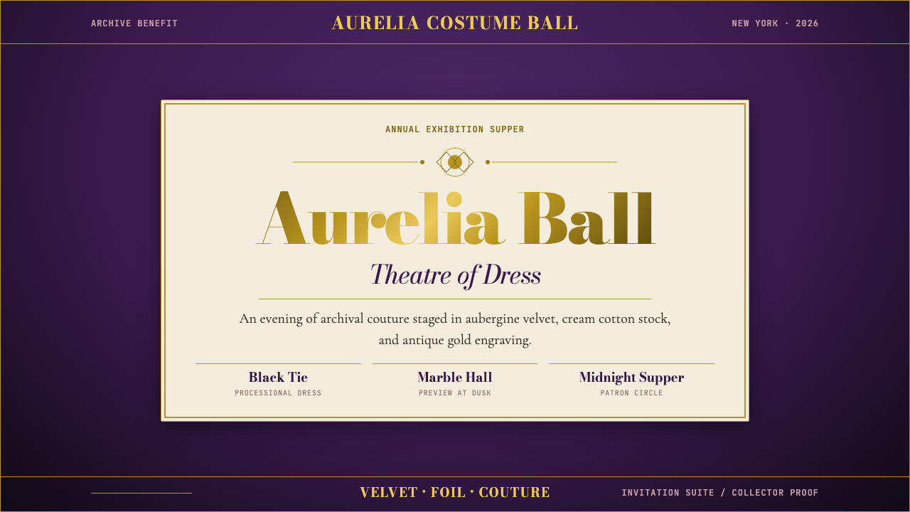 Met Gala design style — example