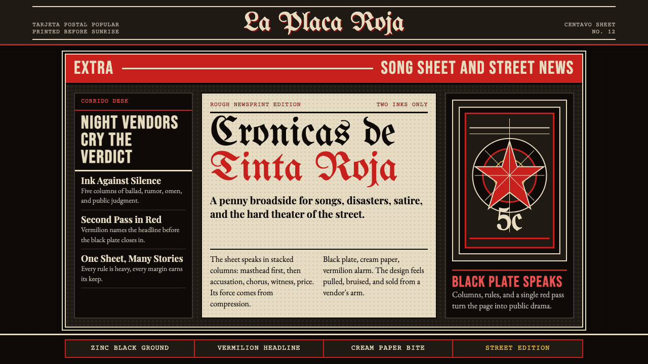 Mexican Tarjeta Postal (Posada Engraving 1900) design style — example