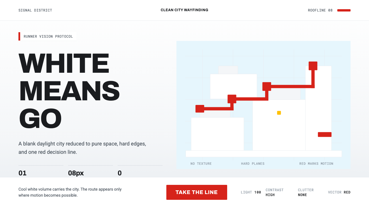 Mirror's Edge Clean City design style — example