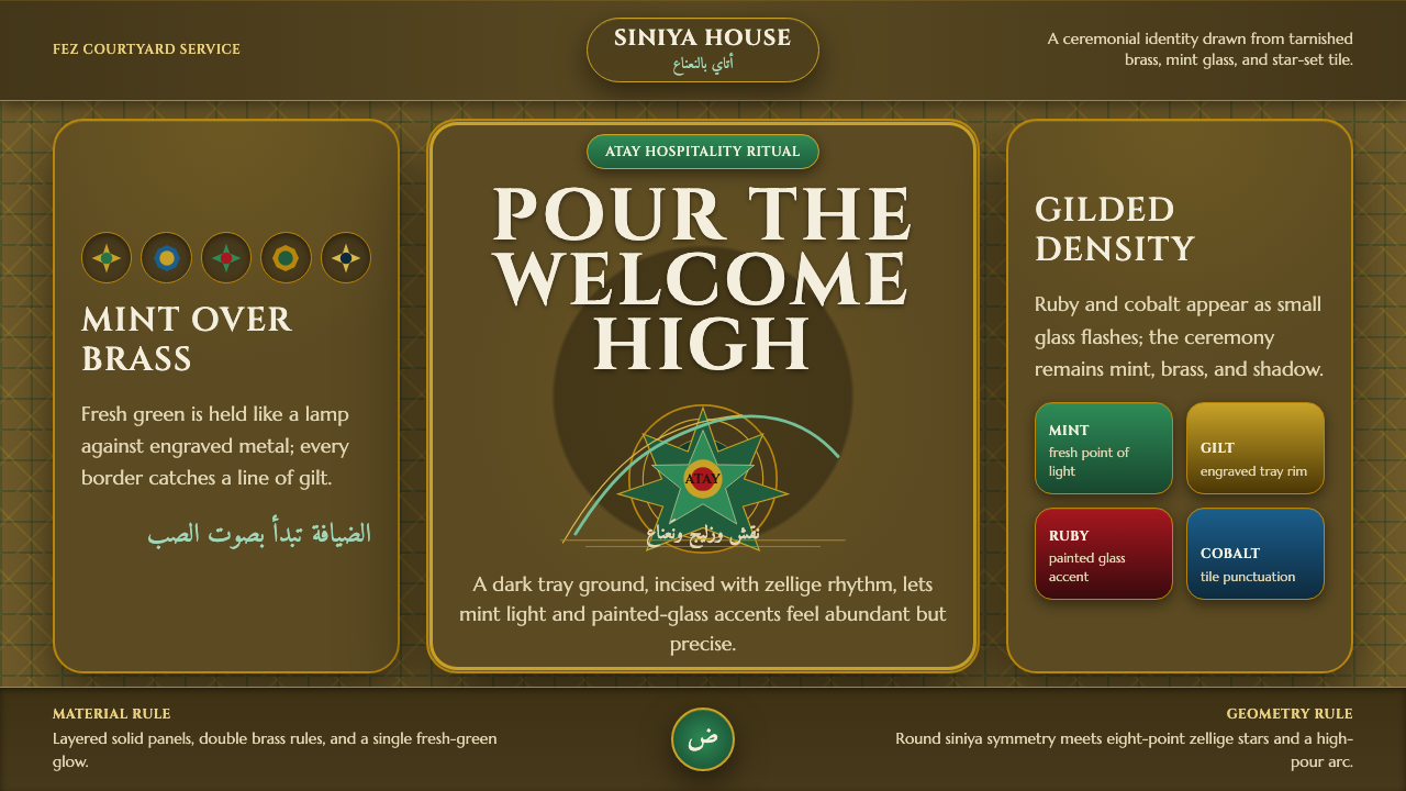 Moroccan Mint Tea design style — example