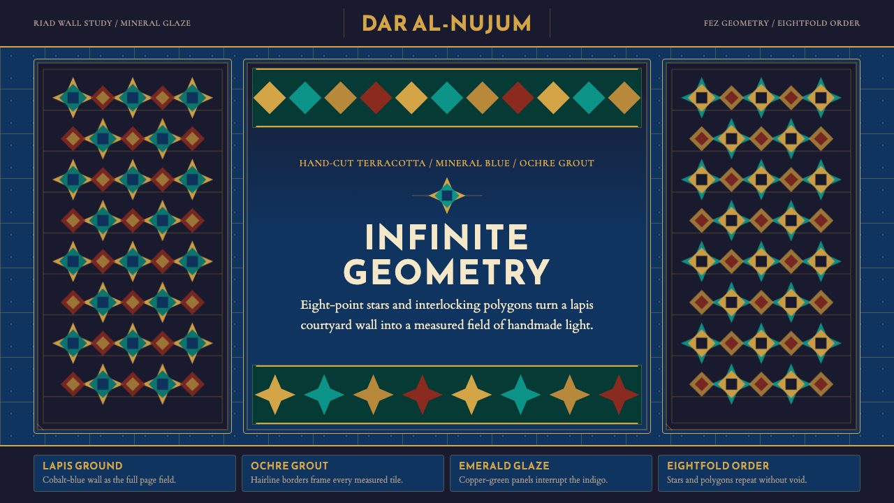 Moroccan Zellige Tile design style — example