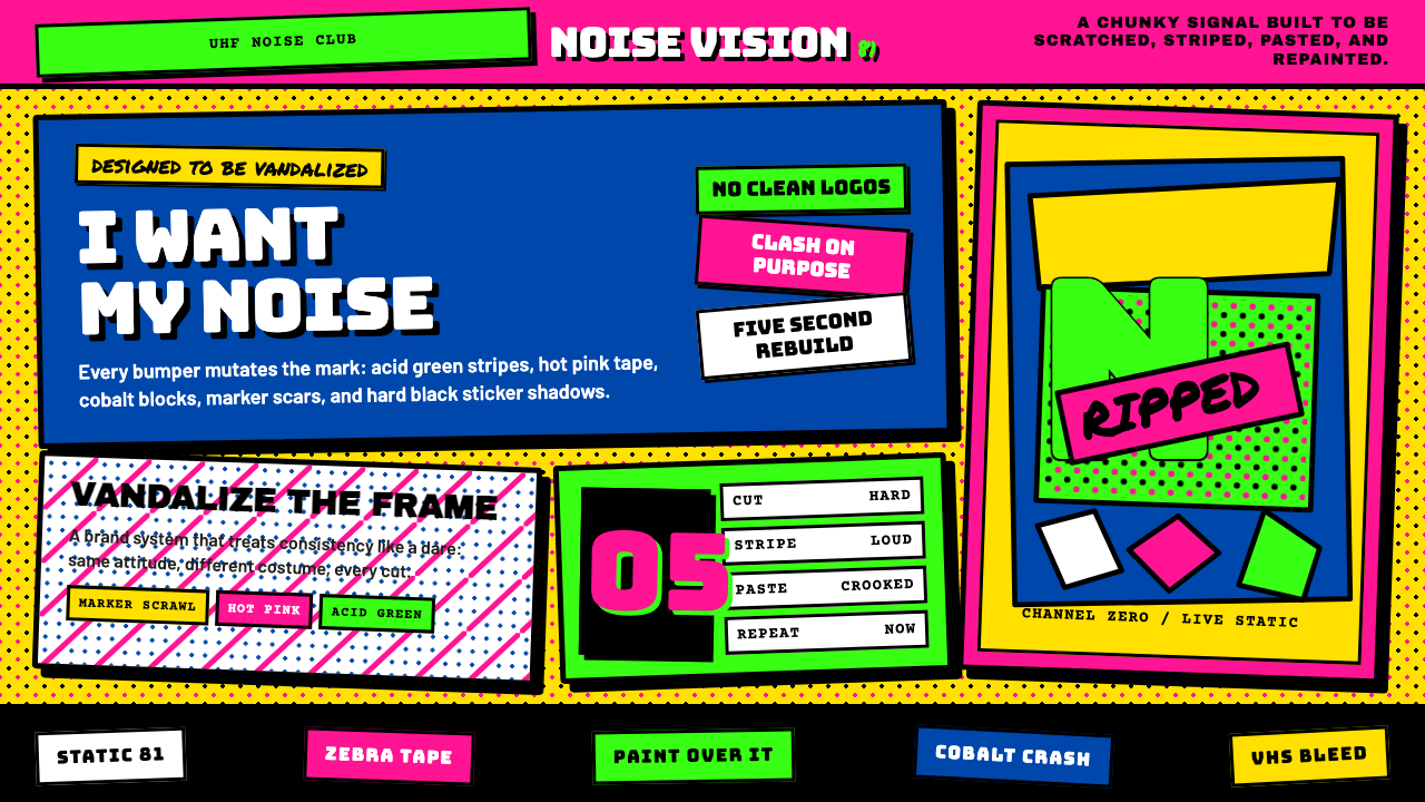 MTV Launch Identity (1981) design style — example