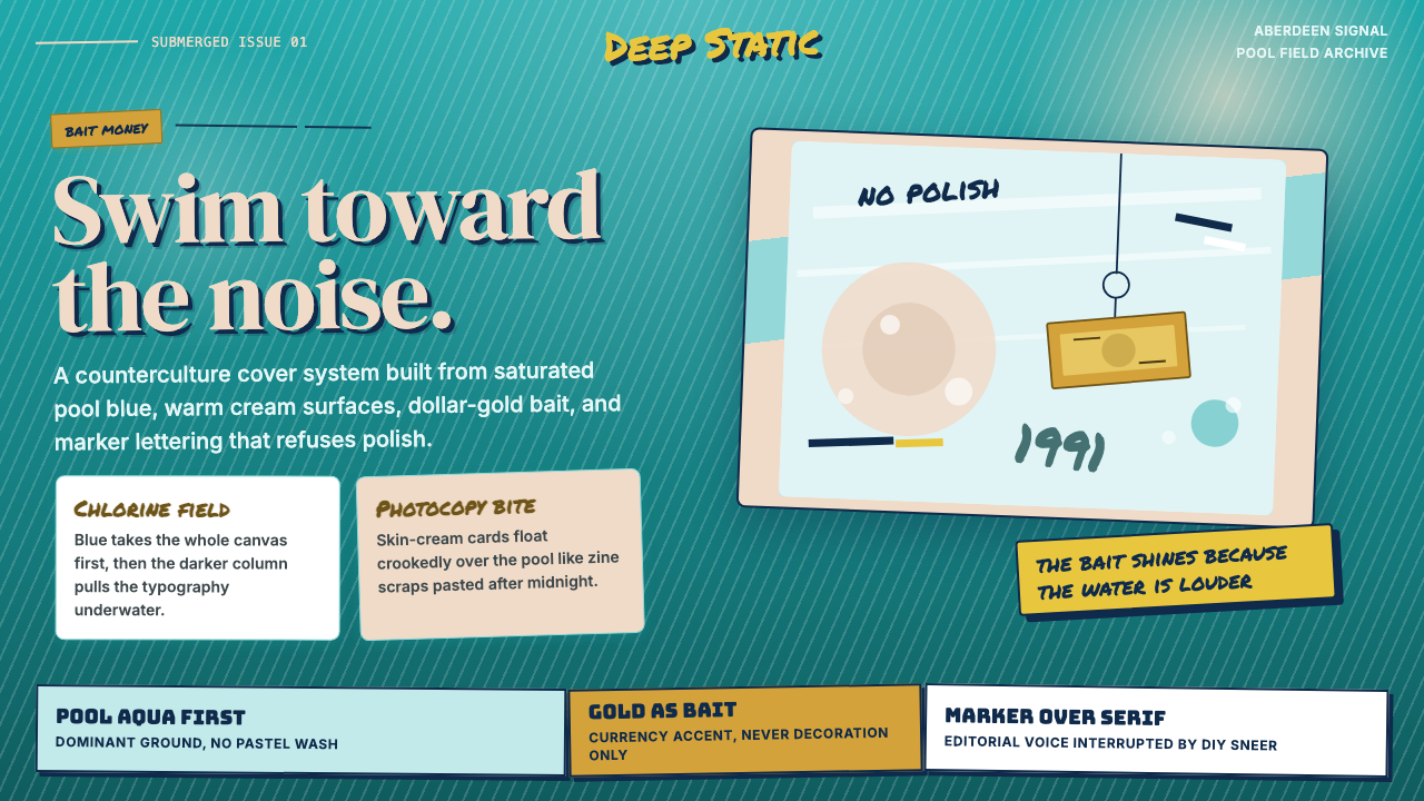 Nirvana — Nevermind design style — example