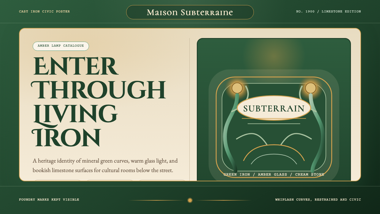 Paris Metro Guimard (1900) design style — example