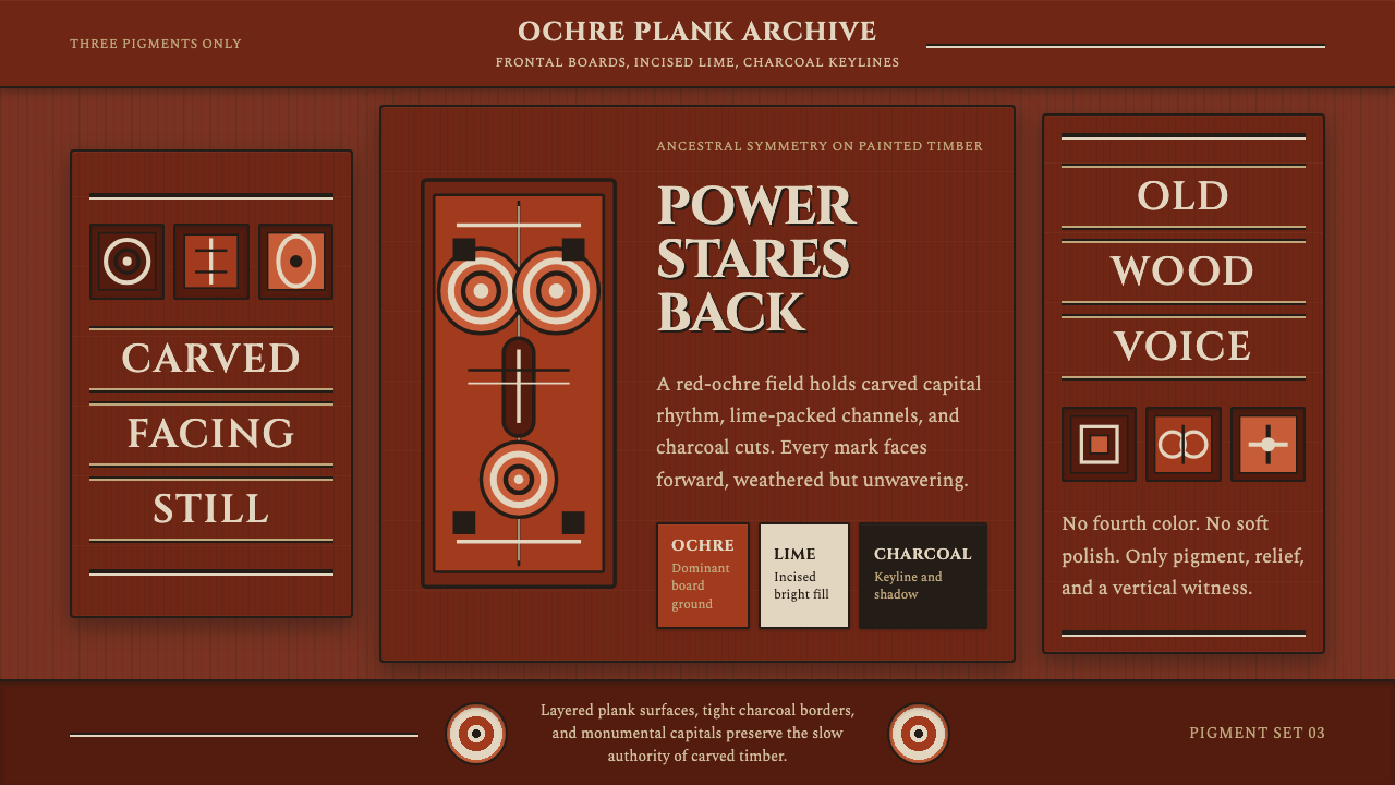 Sepik Spirit Board design style — example