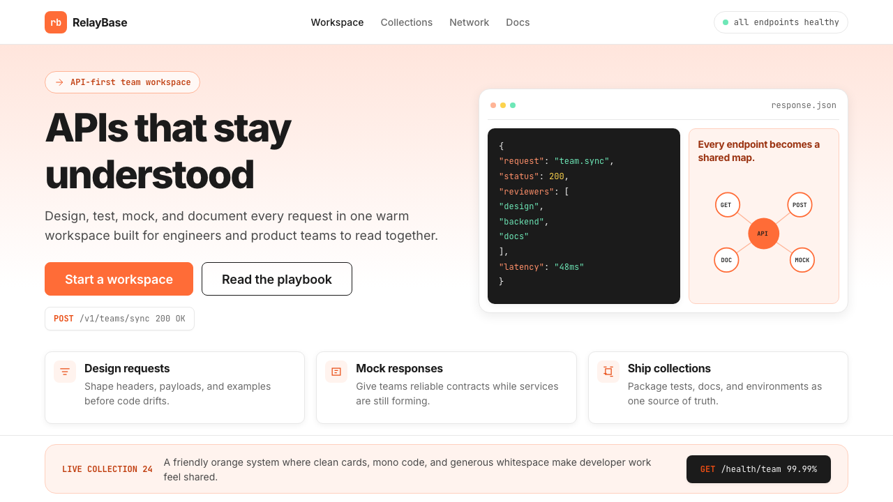 Postman 2024 design style — example