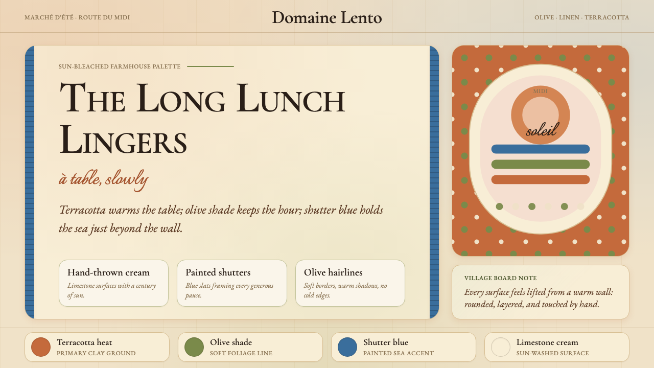 Provençal Mediterranean design style — example