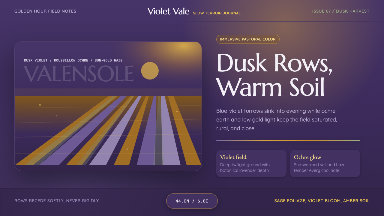 Provence Lavender design style — example