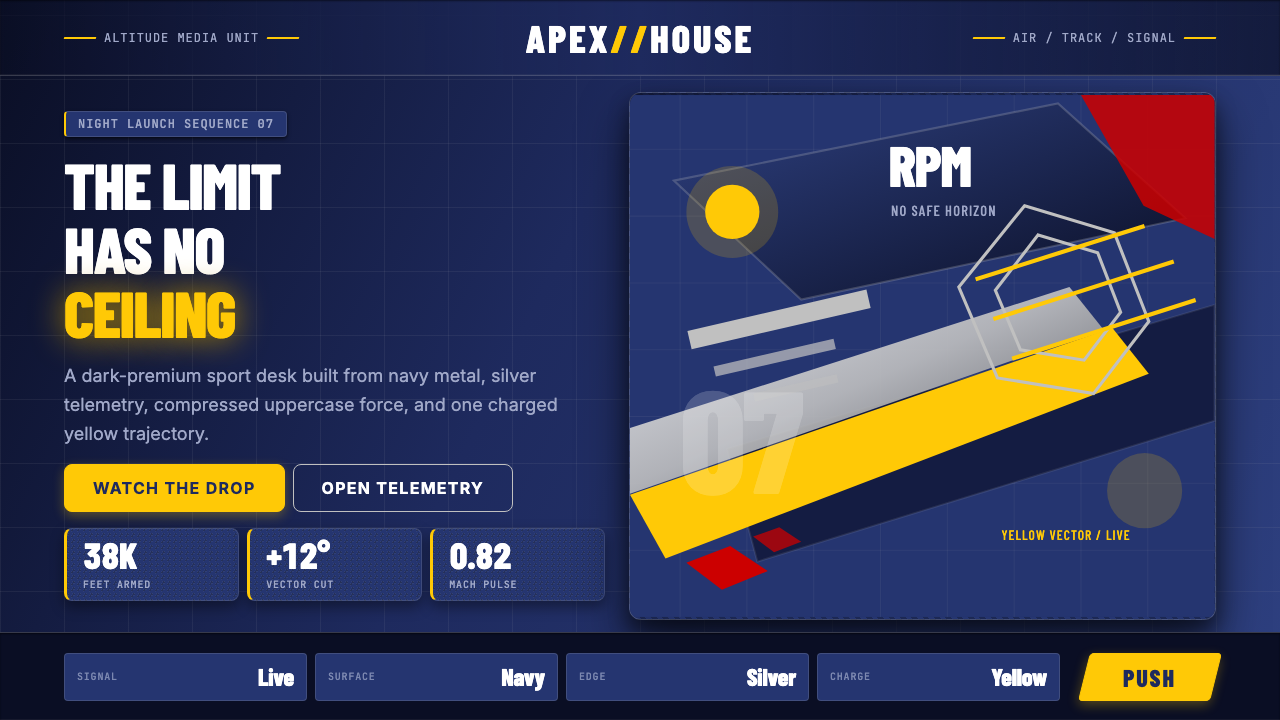 Red Bull Extreme Sports design style — example