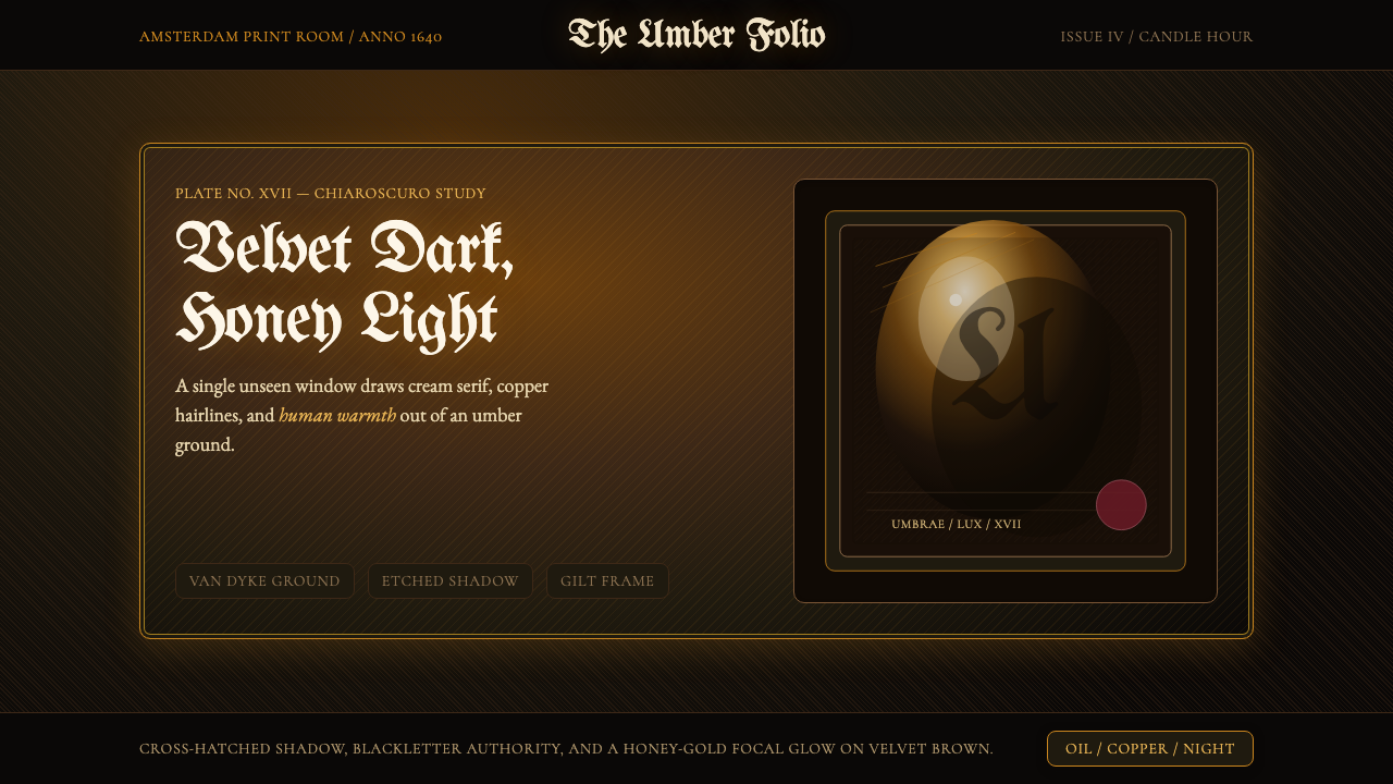 Rembrandt Baroque design style — example