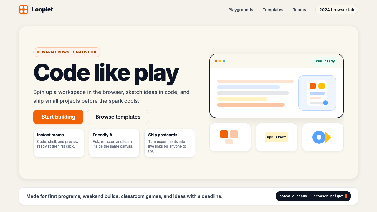 Replit 2024 design style — example