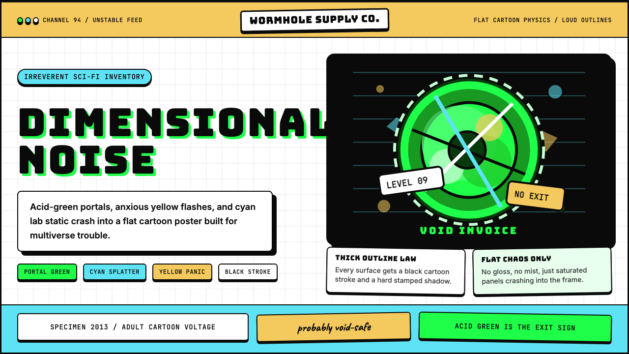 Rick and Morty design style — example