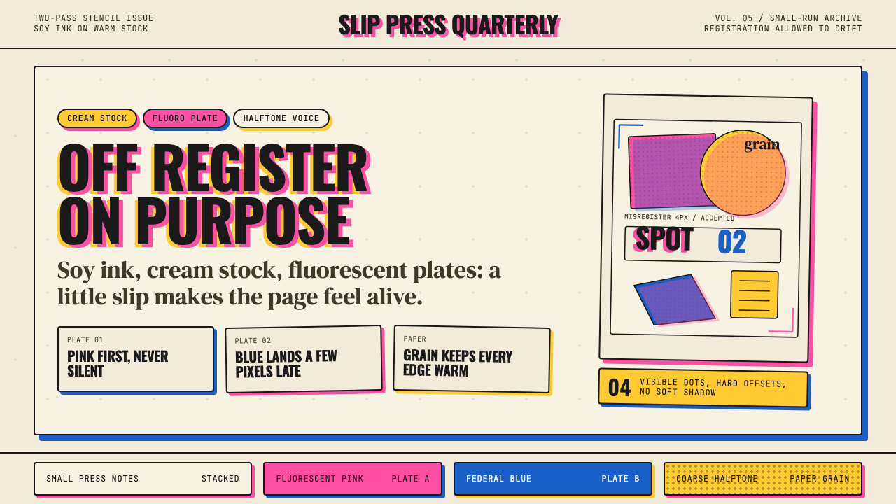 Risograph Print design style — example