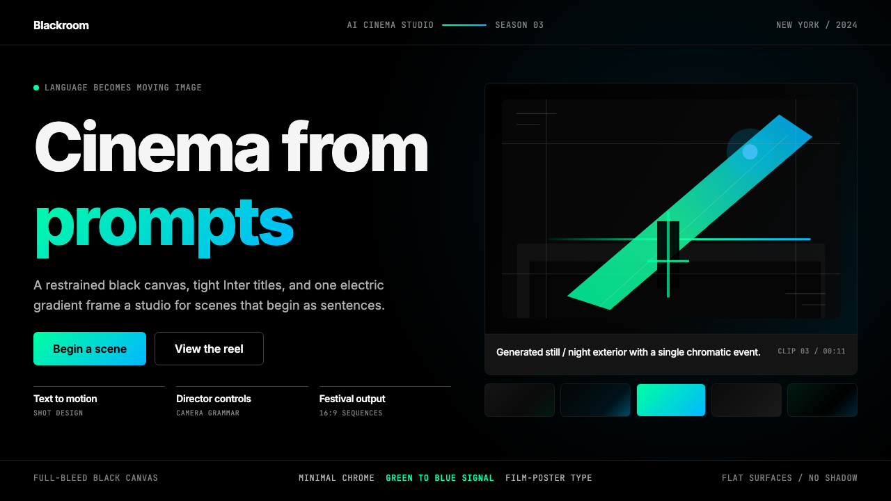 Runway ML design style — example