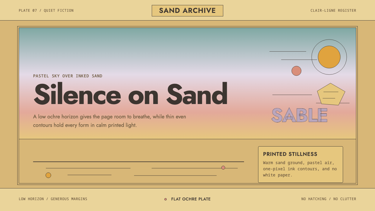 Sable (Mœbius) design style — example