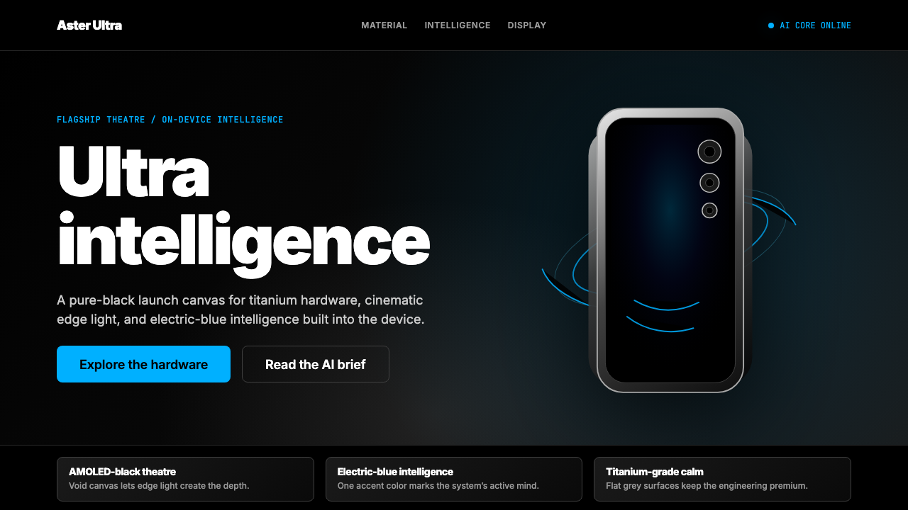 Samsung Galaxy design style — example