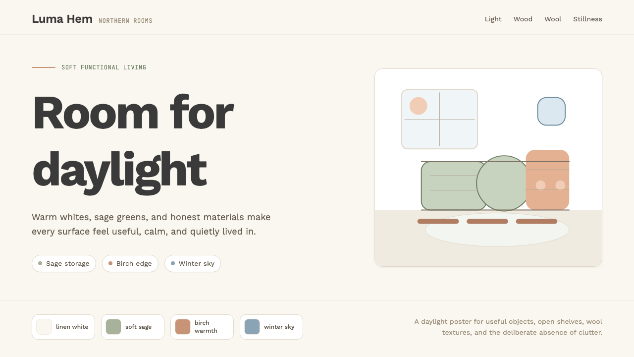Scandi Hygge (IKEA) design style — example