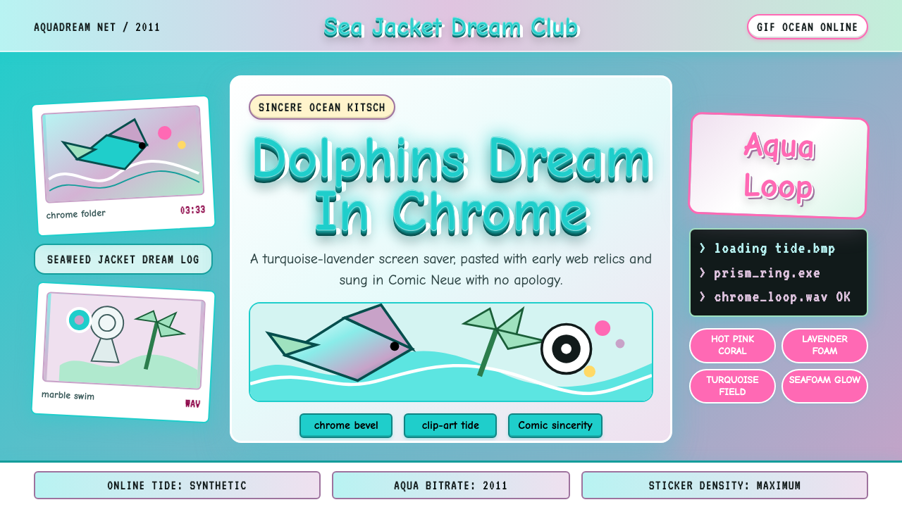 Seapunk 2011 design style — example