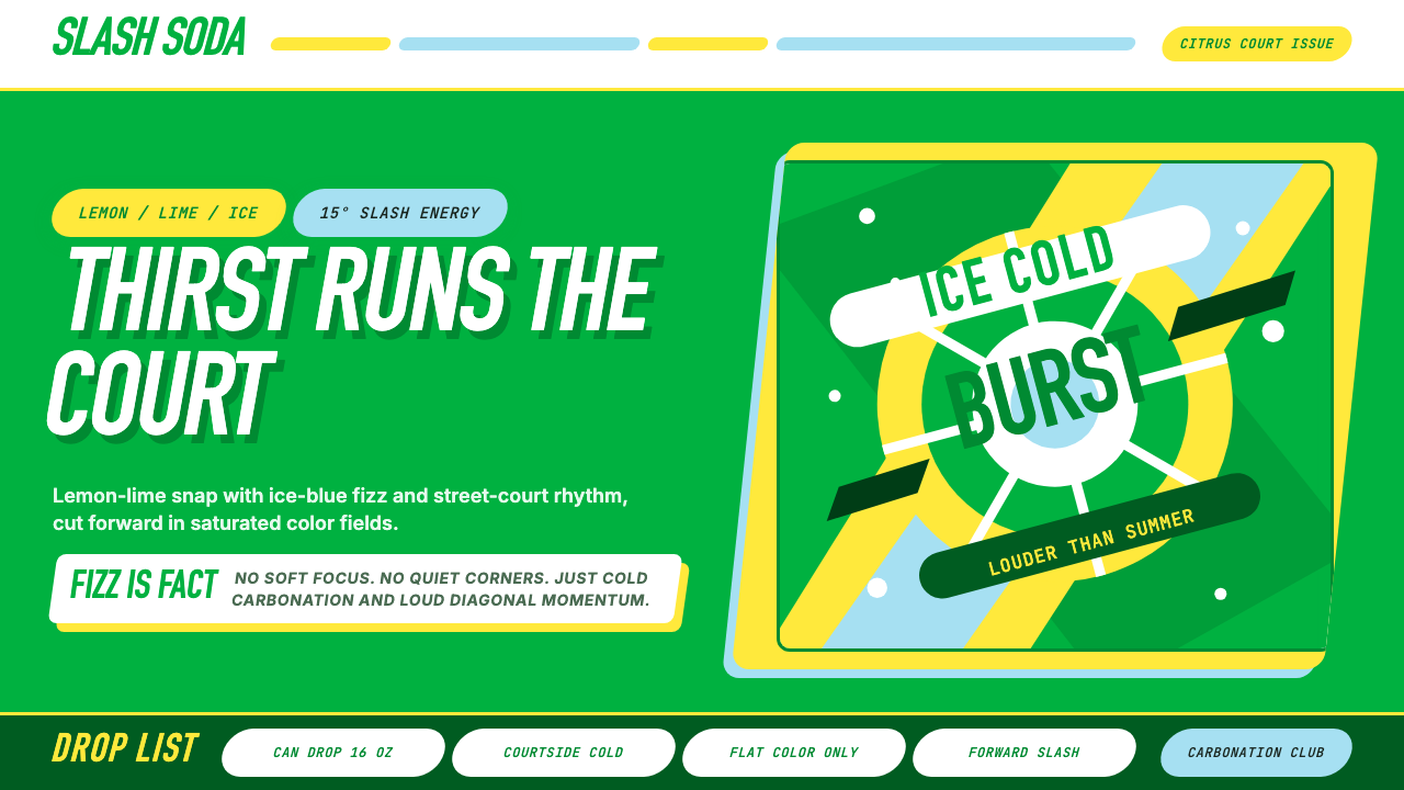 Sprite — Obey Your Thirst design style — example