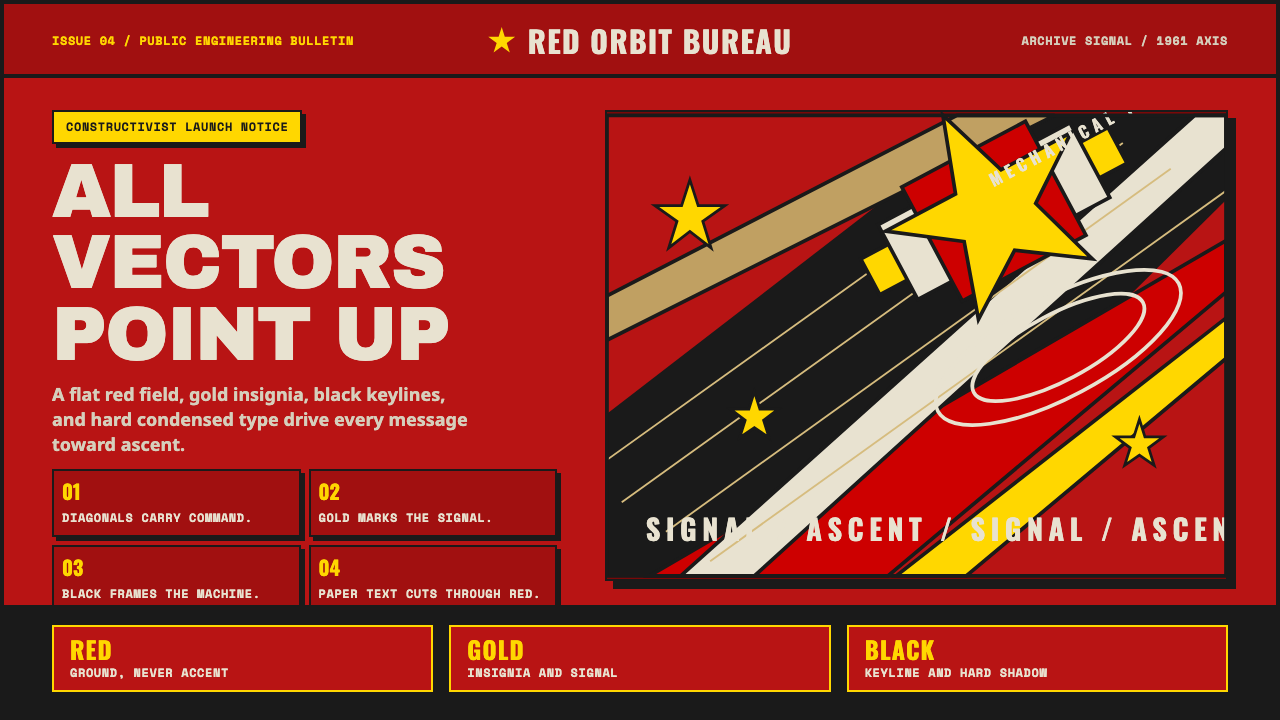 Soviet Space Program design style
