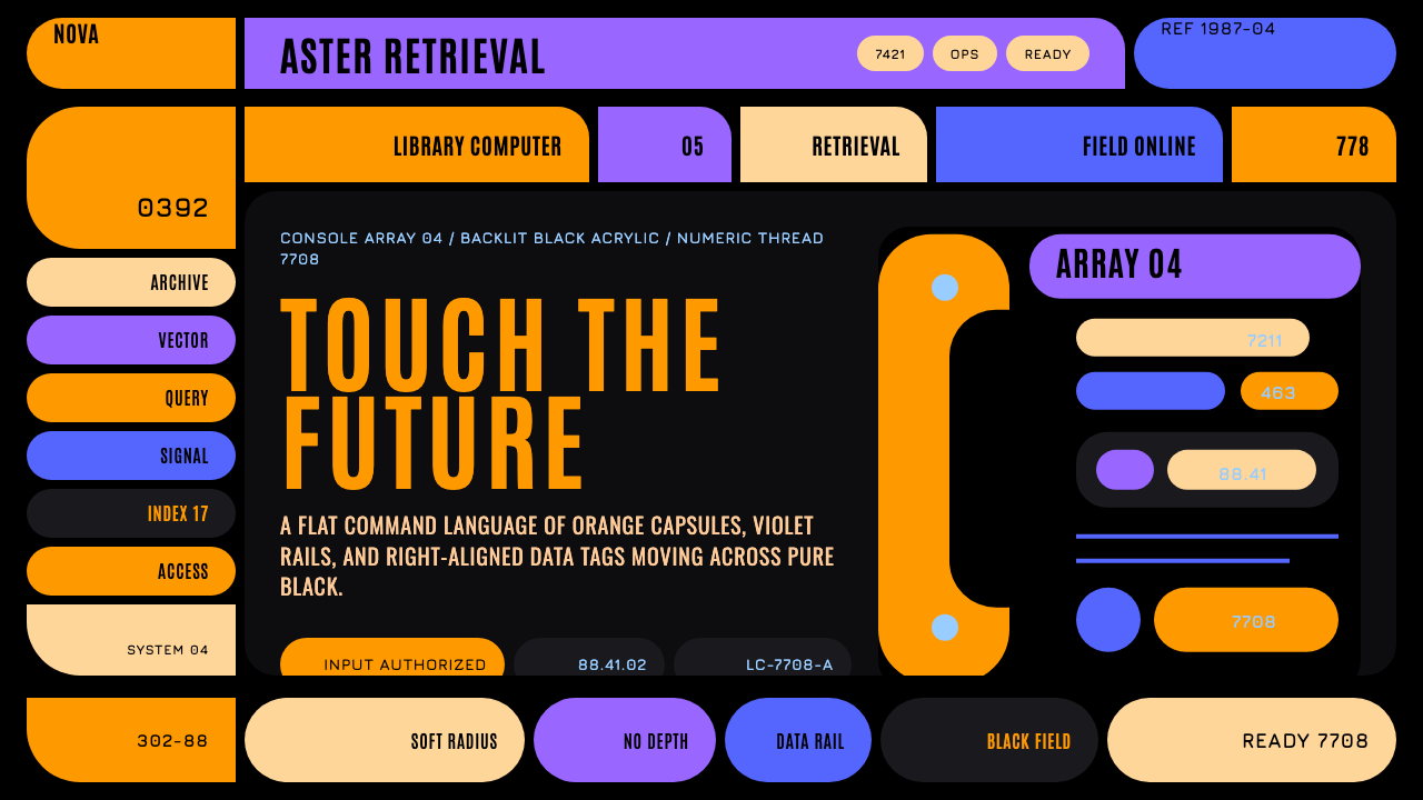 Star Trek LCARS design style