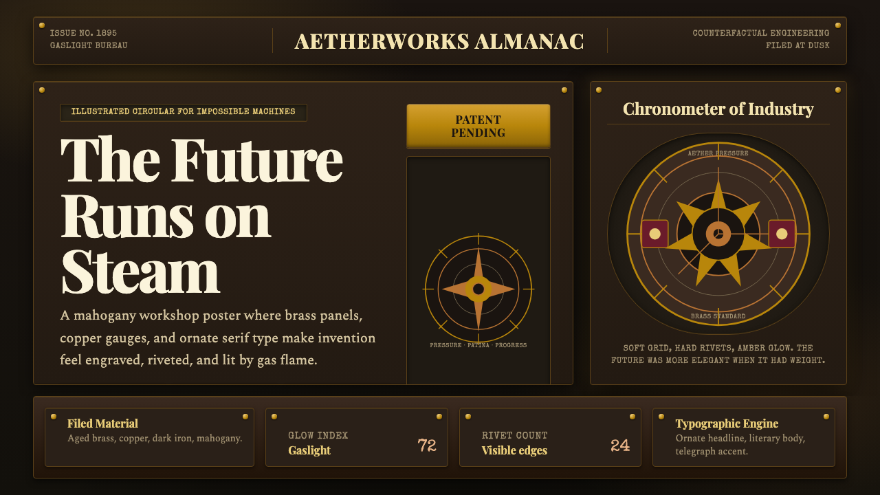 Steampunk Victorian design style — example