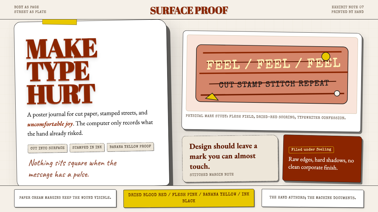 Stefan Sagmeister design style — example