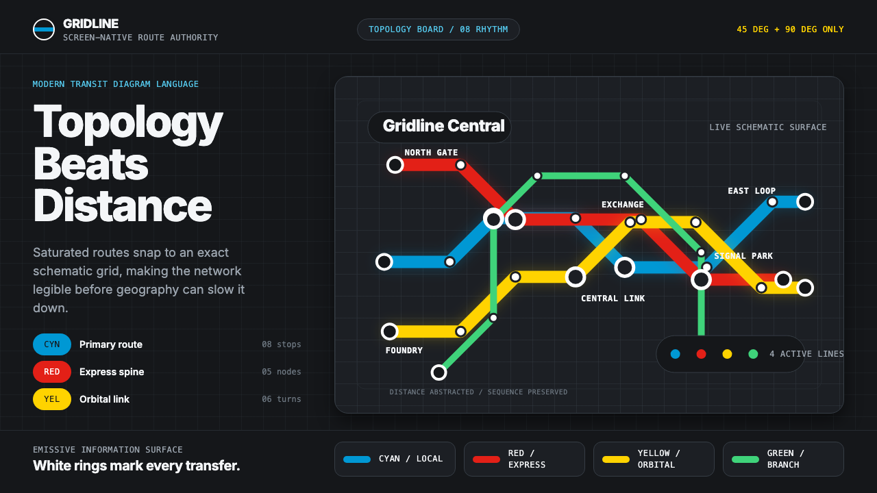 Transit Diagram (modern) design style