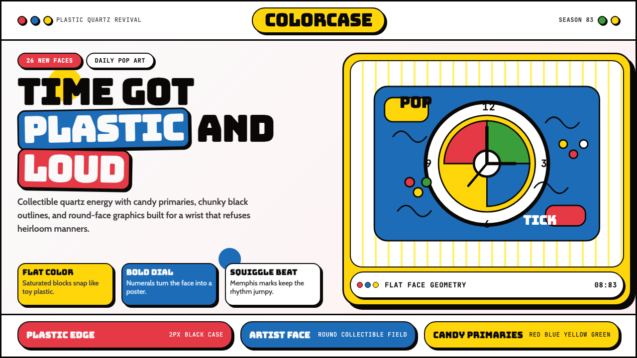 Swatch Watch (1983) design style — example