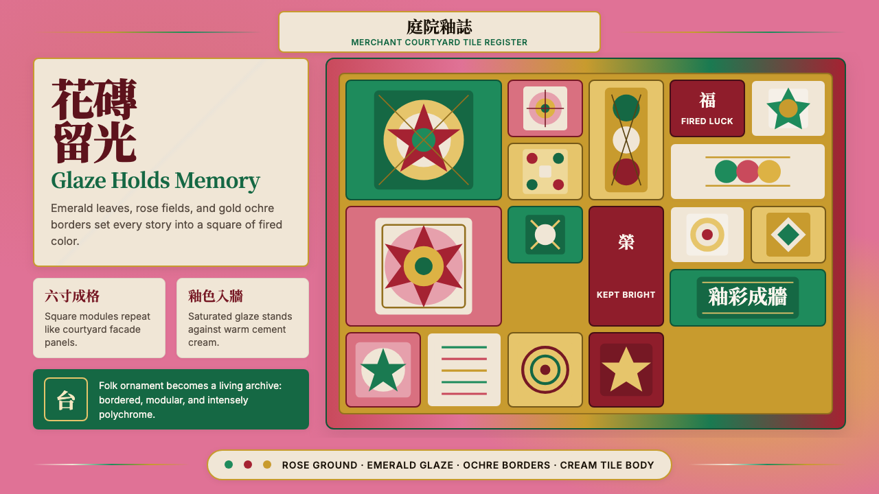 Taiwanese Painted Tile Vernacular design style — example