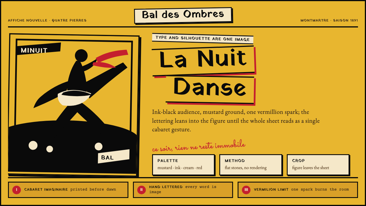 Toulouse-Lautrec Belle Époque design style — example