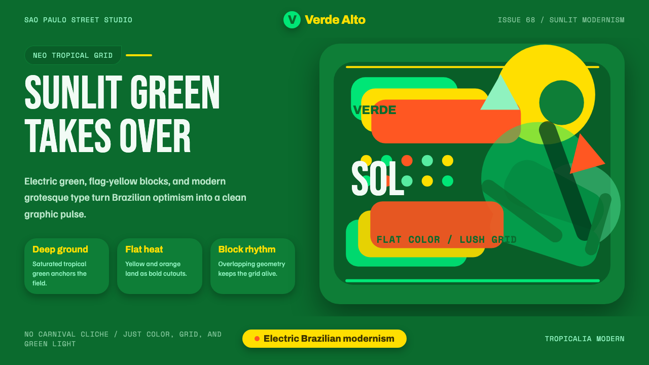 Tropicália Modern design style — example