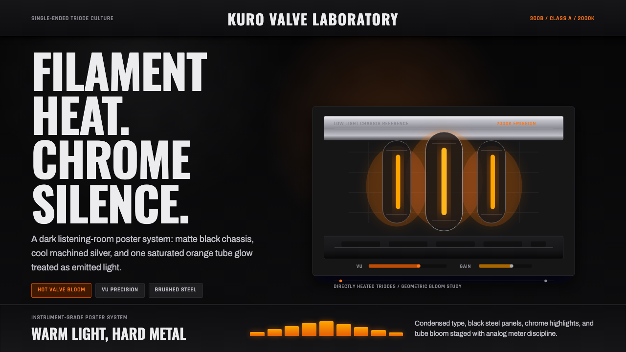 Vacuum Tube Amplifier design style