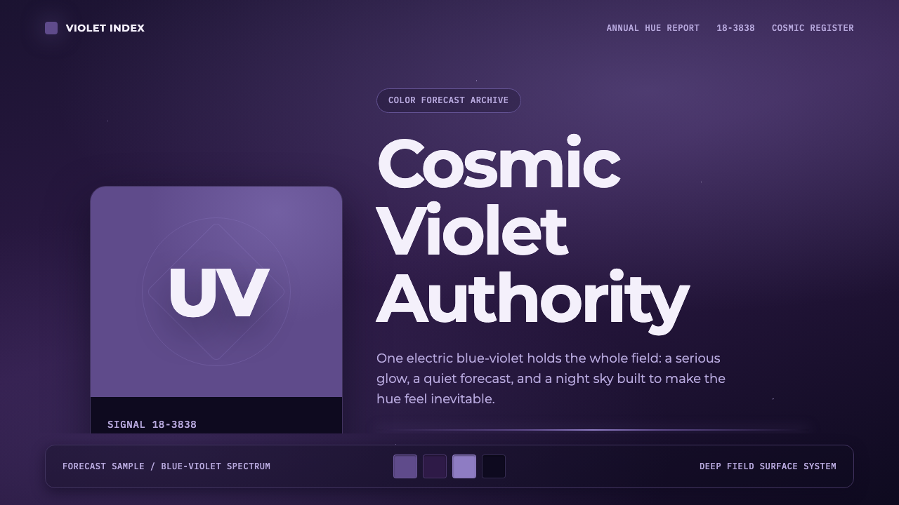 Pantone Ultra Violet design style