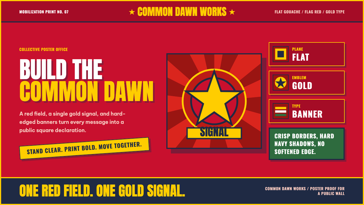 Vietnamese Propaganda design style