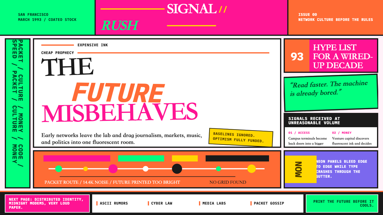 Wired Magazine (1993) design style — example