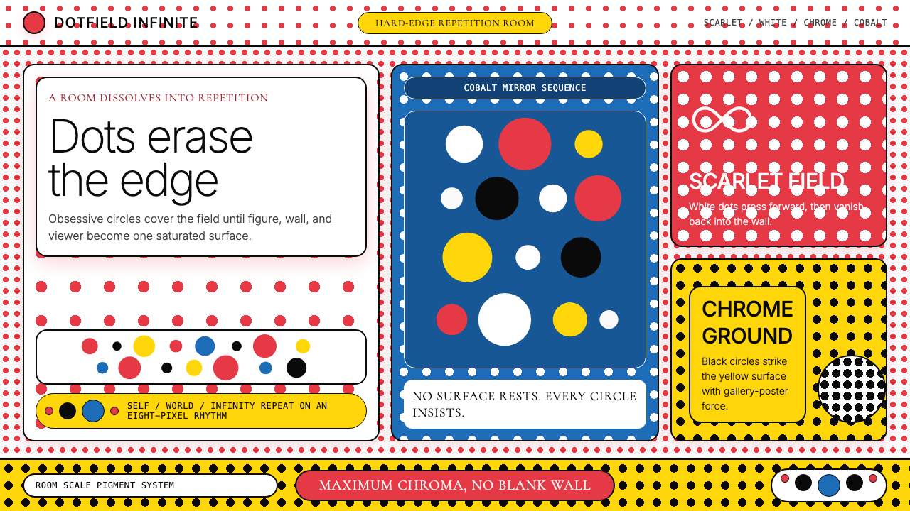 Yayoi Kusama Polka Dot design style — example